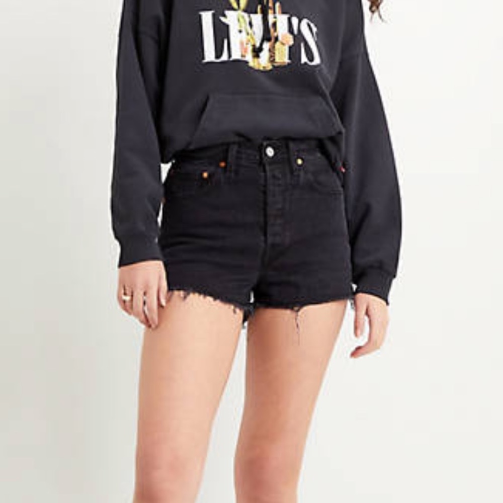 LEVIS ribcage Shorts Bayou Black